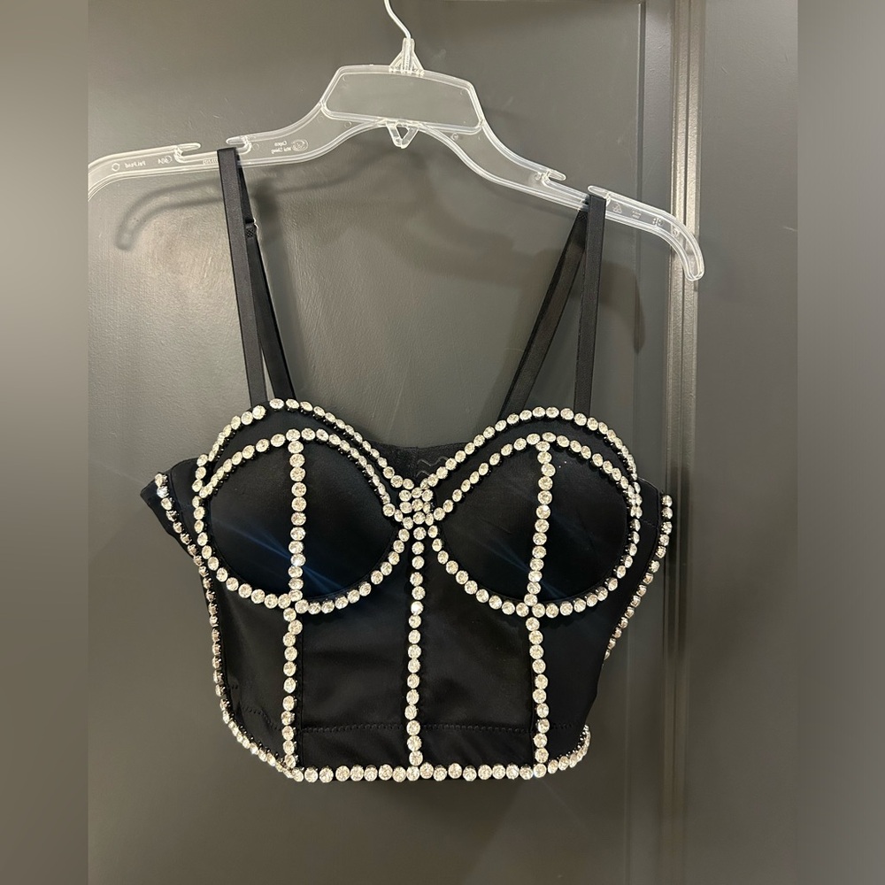 Beaded bralette top